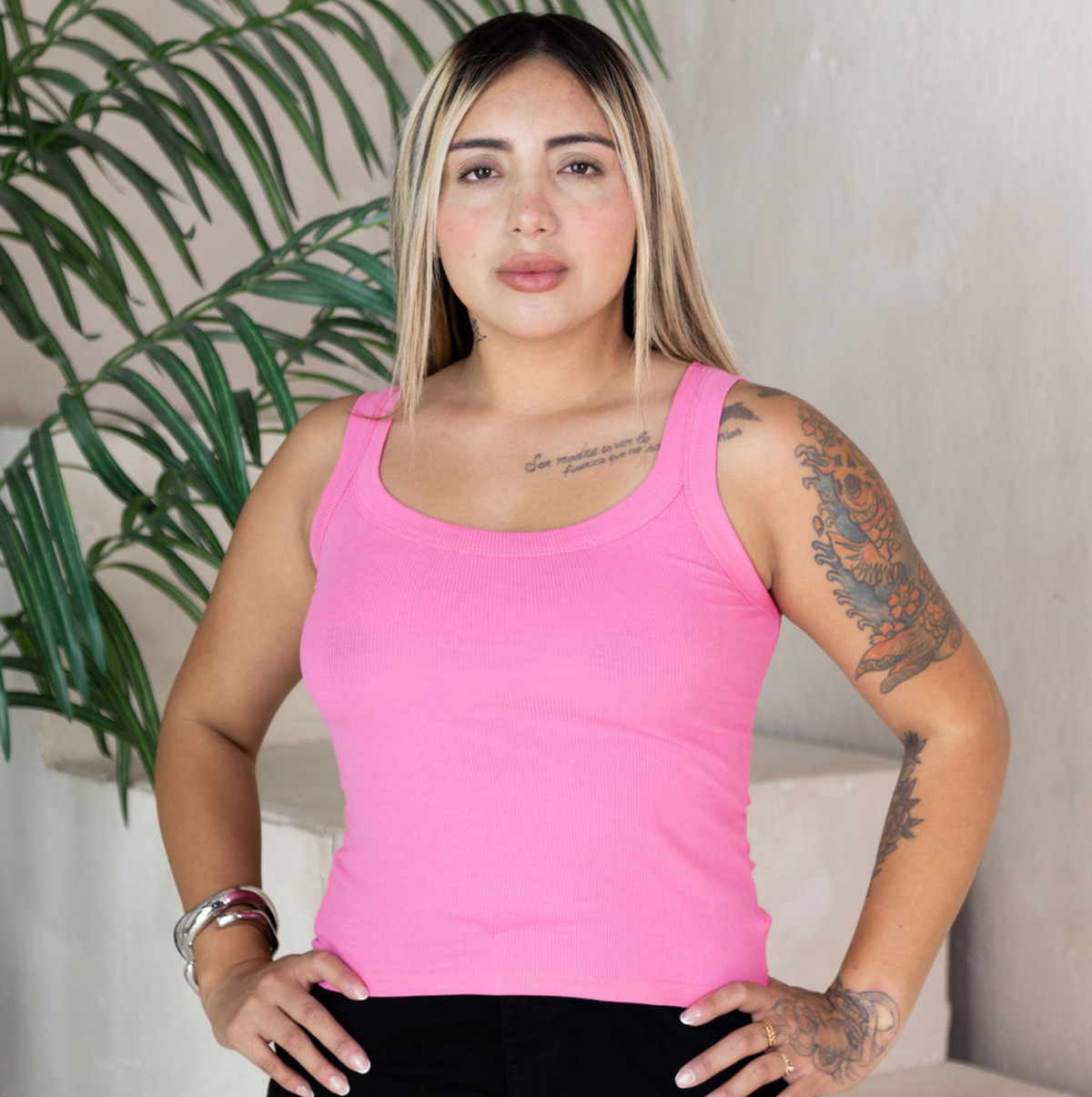 PINK TANK TOP