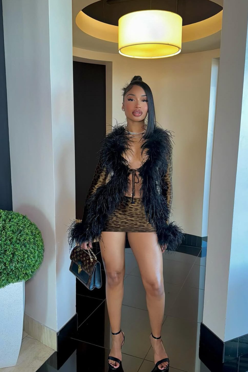 FABULOUS LEOPARD MINI DRESS