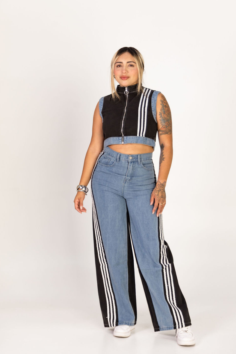 AMANDA 2 PIECE DENIM SET