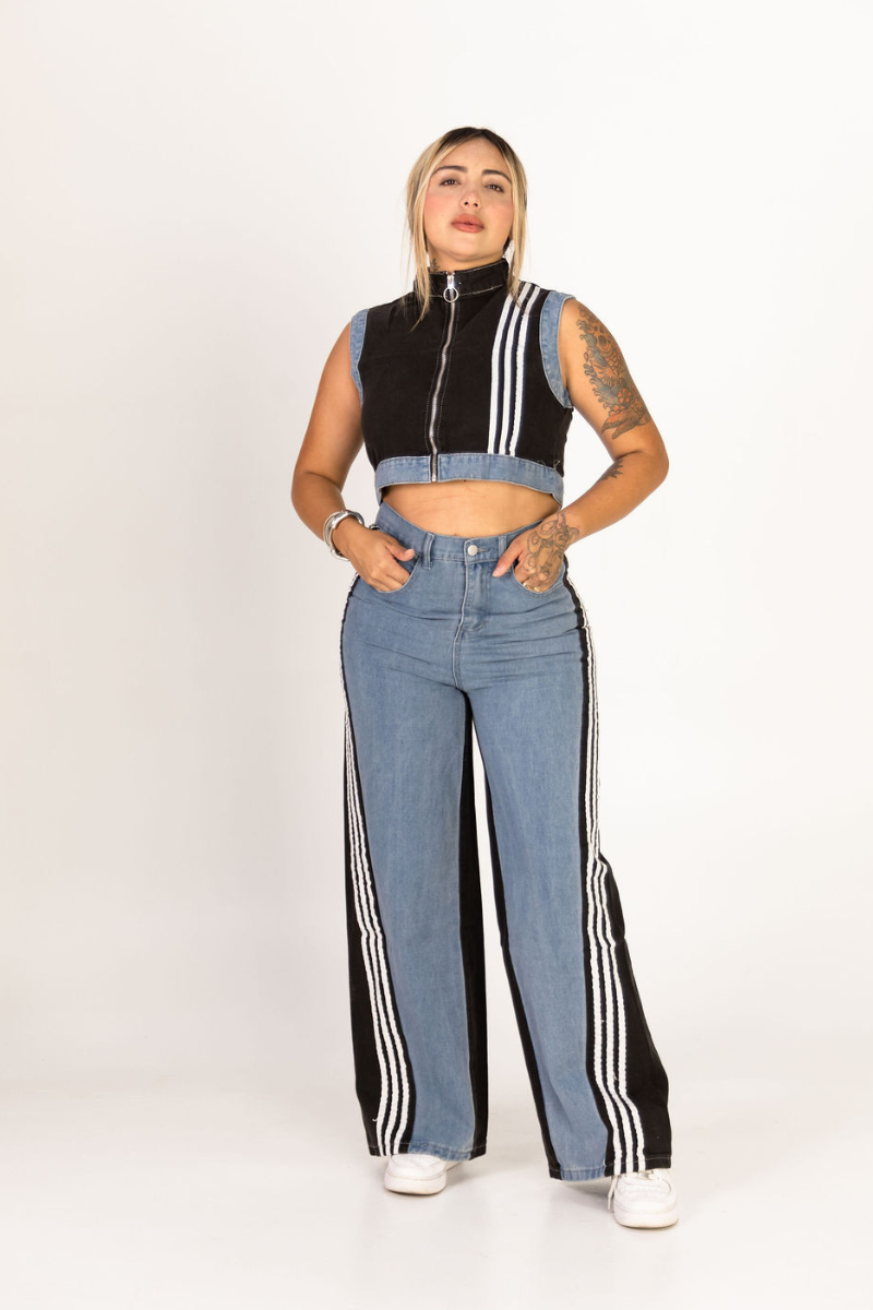 AMANDA 2 PIECE DENIM SET